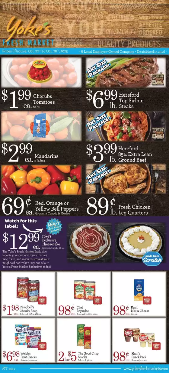 Yoke's Fresh Market  catalogue in New York | Discounts and promotions | 2025-10-22T00:00:00.000Z - 2025-10-28T00:00:00.000Z