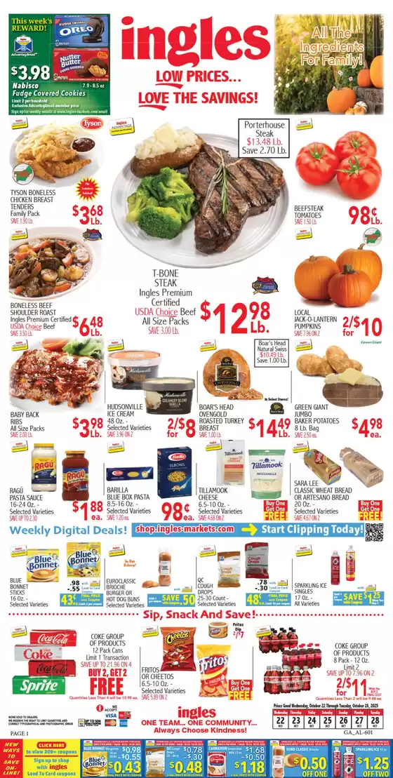 Ingles Markets catalogue in New York | Exclusive bargains | 2025-10-22T00:00:00.000Z - 2025-11-05T00:00:00.000Z
