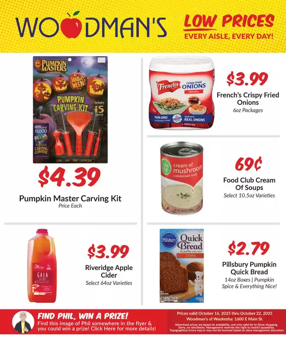 Woodman's catalogue in New York | Great offer for bargain hunters | 2025-10-22T00:00:00.000Z - 2025-11-05T00:00:00.000Z
