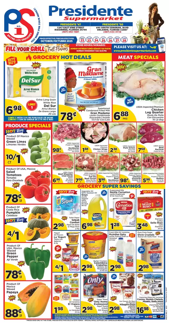 Presidente catalogue in San Jose CA | Current special promotions | 2025-10-23T00:00:00.000Z - 2025-11-06T00:00:00.000Z