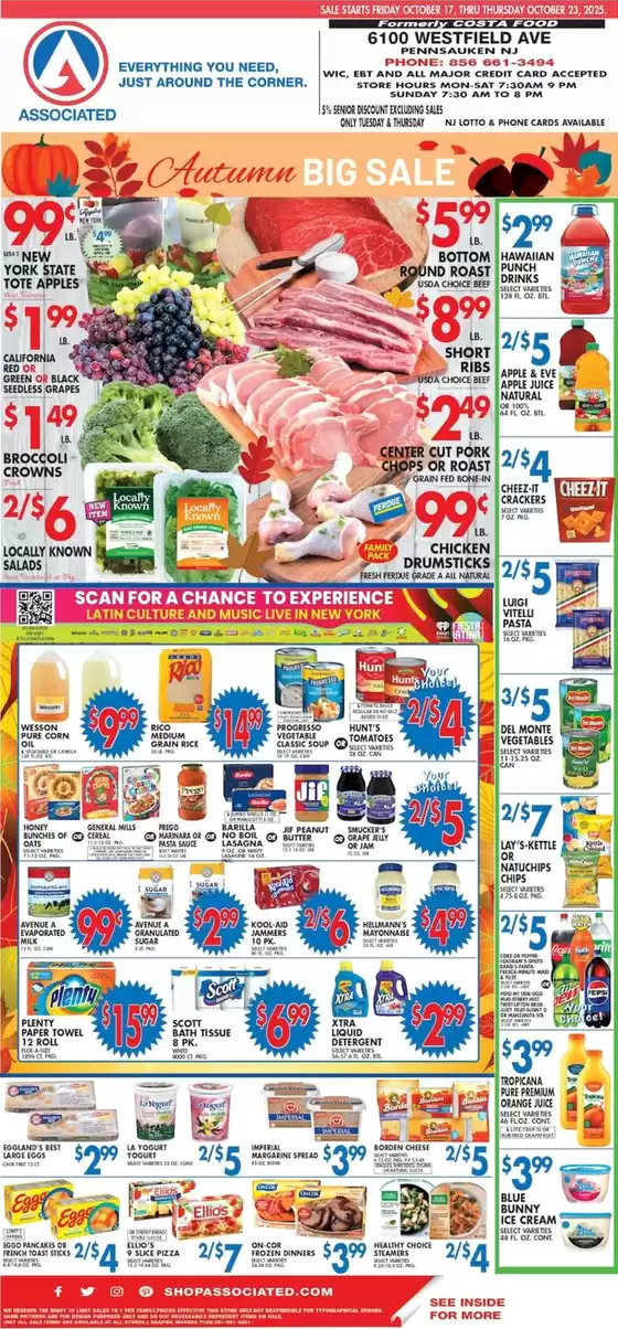Associated weekly ad