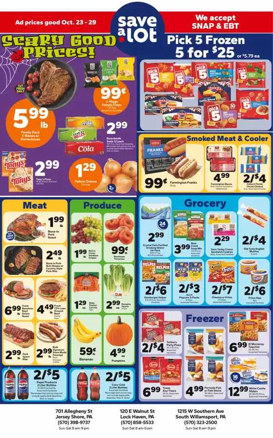 Save a Lot catalogue in Lewistown PA | Exclusive deals and bargains | 2025-10-23T00:00:00.000Z - 2025-10-29T00:00:00.000Z