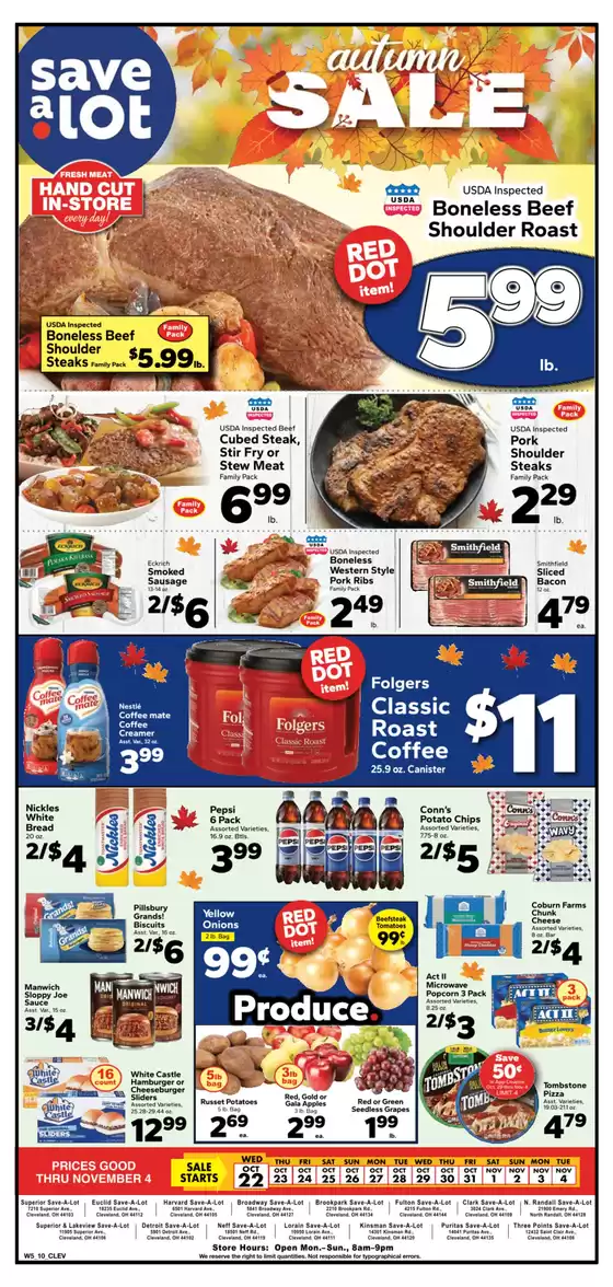 Save a Lot catalogue in Nashville TN | Exclusive bargains | 2025-10-22T00:00:00.000Z - 2025-11-04T00:00:00.000Z