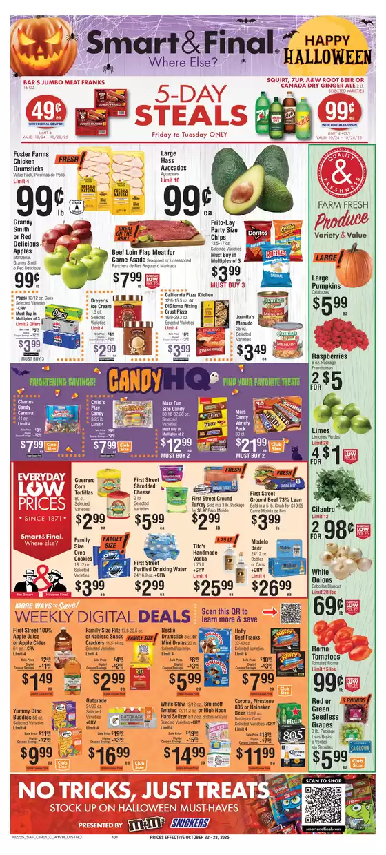 Smart & Final catalogue | Exclusive deals for our customers | 2025-10-24T00:00:00.000Z - 2025-10-28T00:00:00.000Z