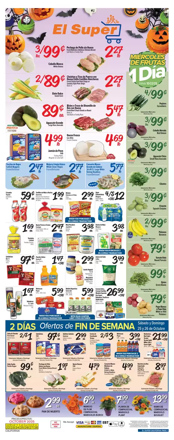 El Super catalogue in Bellflower CA | Discover attractive offers | 2025-10-22T00:00:00.000Z - 2025-10-28T00:00:00.000Z