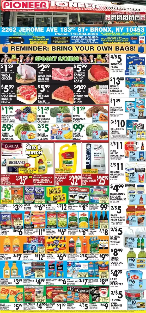 Pioneer Supermarkets catalogue in Santee CA | Top deals for all customers | 2025-10-24T00:00:00.000Z - 2025-11-07T00:00:00.000Z