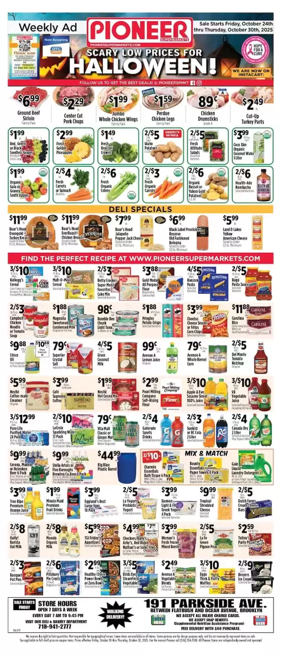 Pioneer Supermarkets catalogue in Santee CA | Save now with our deals | 2025-10-24T00:00:00.000Z - 2025-11-07T00:00:00.000Z