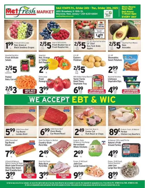 Met Foodmarkets catalogue in Riverside CA | Met Foodmarkets weekly ad | 2025-10-24T00:00:00.000Z - 2025-10-30T00:00:00.000Z