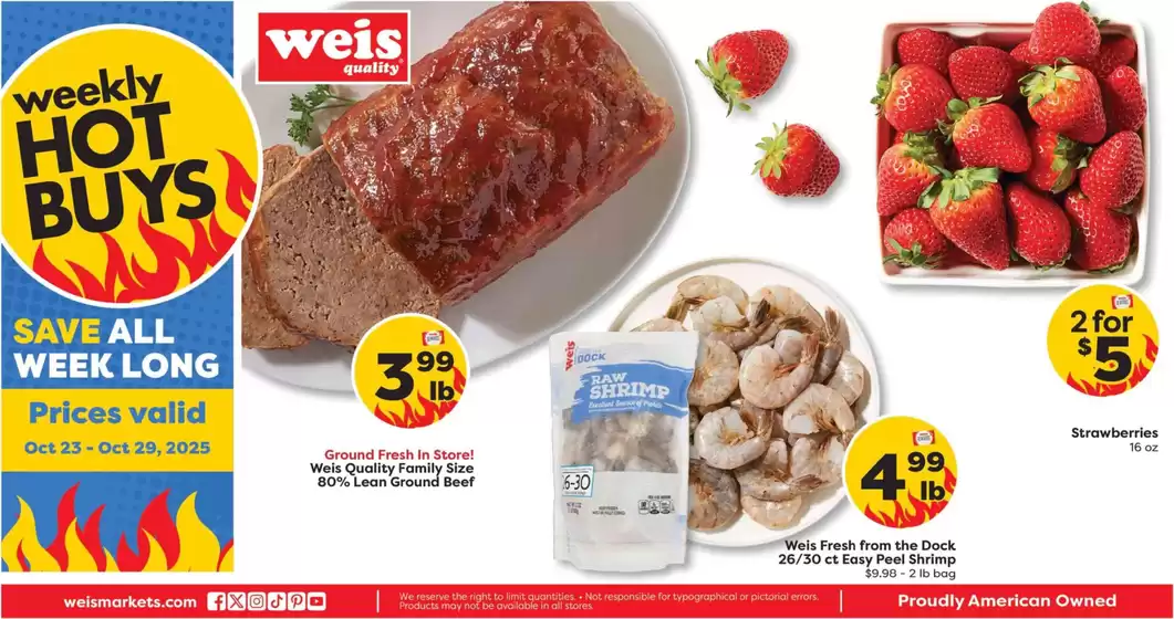 Weis Markets catalogue in Riverside CA | Our best bargains | 2025-10-23T00:00:00.000Z - 2025-11-27T00:00:00.000Z