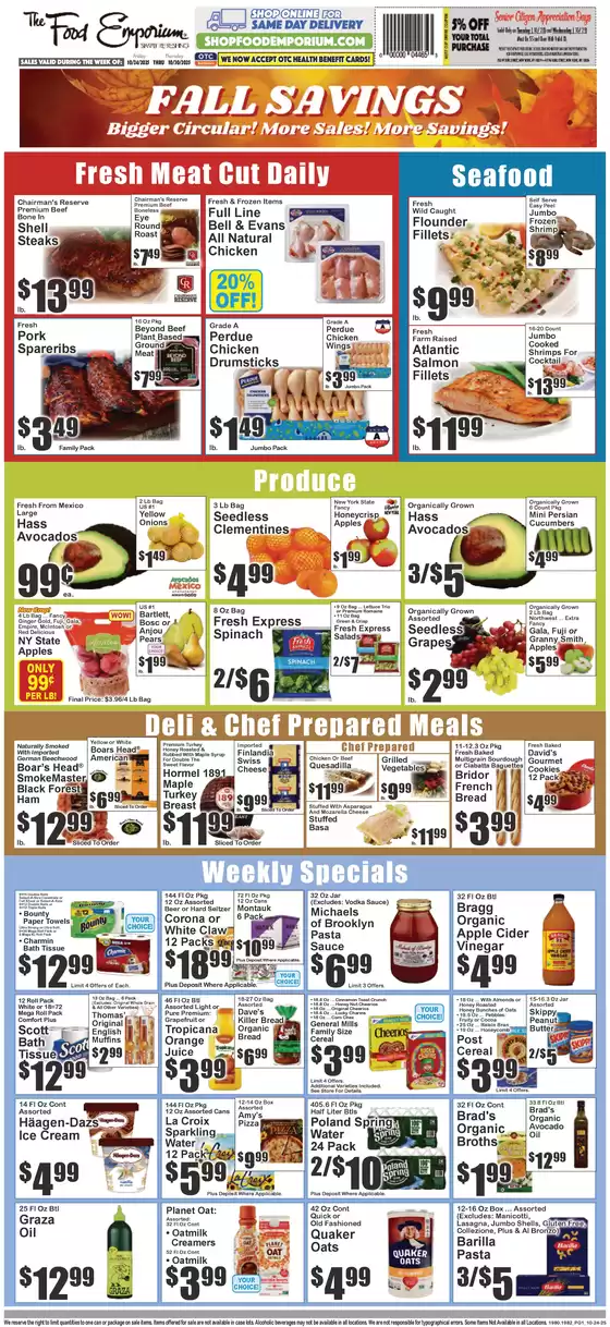 The Food Emporium catalogue in Harrisburg PA | Our best deals for you | 2025-10-25T00:00:00.000Z - 2025-11-08T00:00:00.000Z