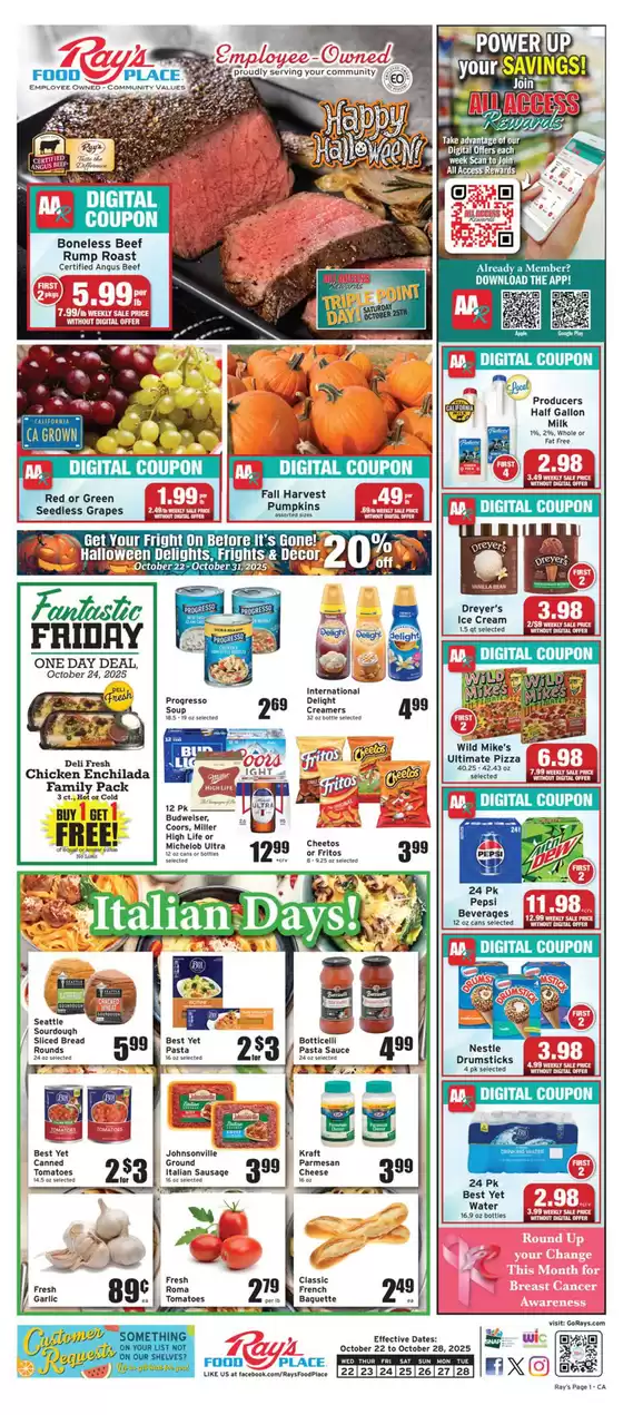 Ray's Food weekly ad