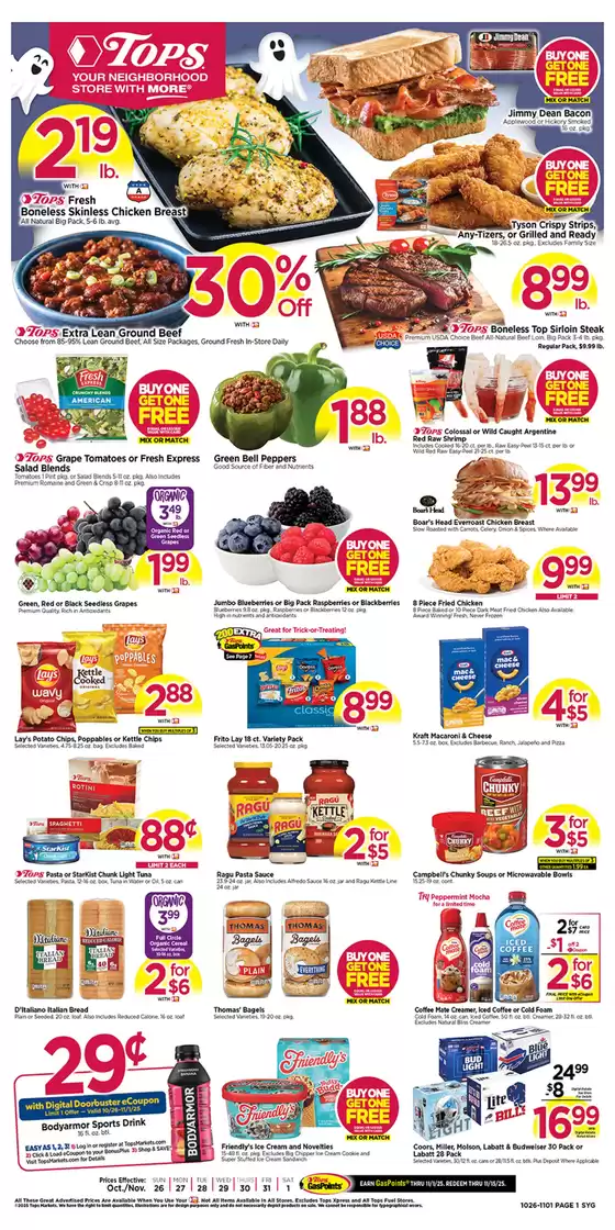 Tops catalogue in Lansdale PA | Top offers for all bargain hunters | 2025-10-26T00:00:00.000Z - 2025-11-01T00:00:00.000Z