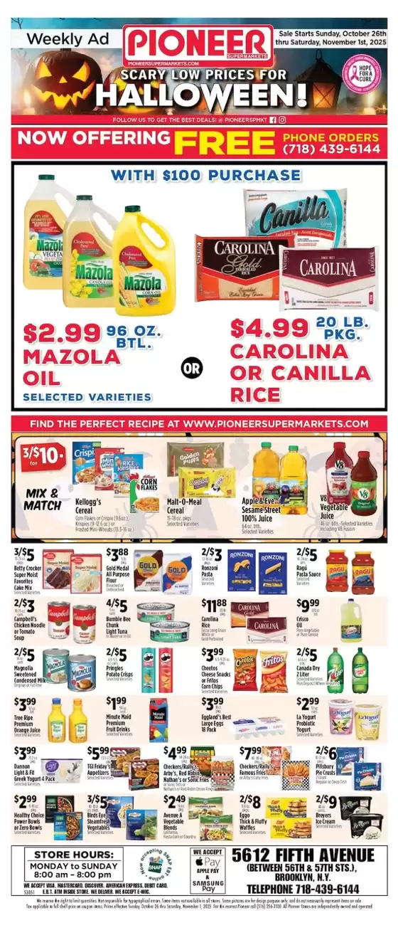 Pioneer Supermarkets catalogue | Discover attractive offers | 2025-10-26T00:00:00.000Z - 2025-11-09T00:00:00.000Z