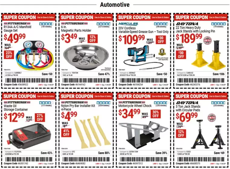 Harbor Freight Tools weekly ad