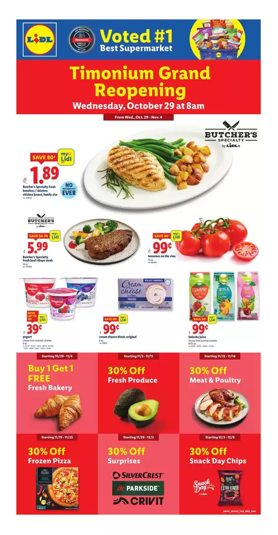 Lidl catalogue in Cartersville GA | Save now with our deals | 2025-10-29T00:00:00.000Z - 2025-11-04T00:00:00.000Z