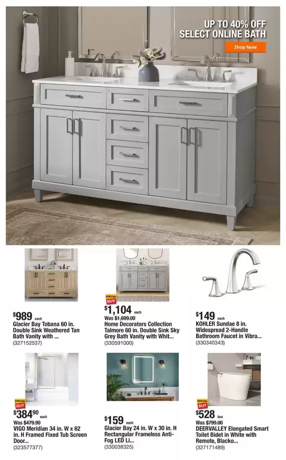 Home Depot flyer