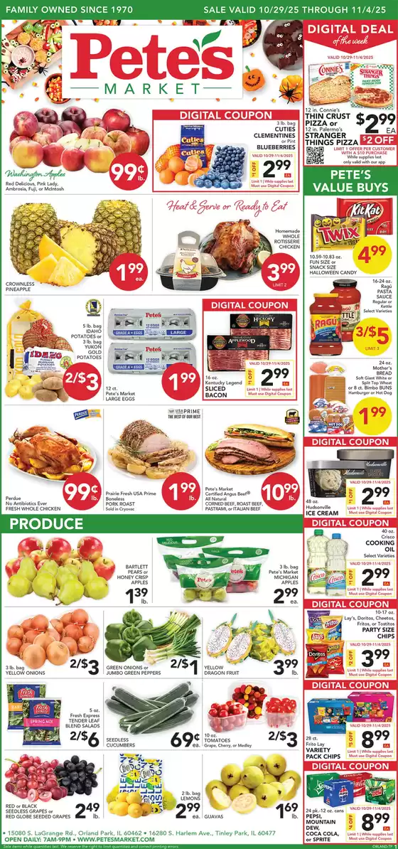 Pete's Fresh Market catalogue in Carrollton GA | Save now with our deals | 2025-10-29T00:00:00.000Z - 2025-11-04T00:00:00.000Z
