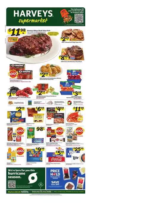 Harveys Supermarkets catalogue in Carrollton GA | Great offer for all customers | 2025-10-29T00:00:00.000Z - 2025-11-04T00:00:00.000Z