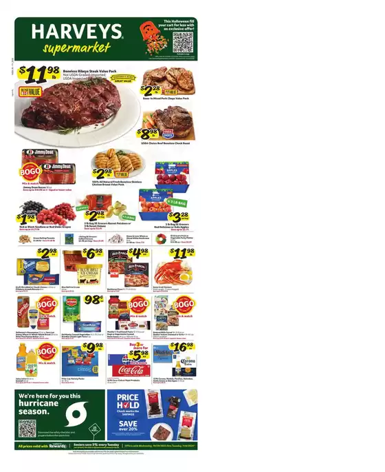 Harveys Supermarkets catalogue in Carrollton GA | Offers for bargain hunters | 2025-10-29T00:00:00.000Z - 2025-11-04T00:00:00.000Z