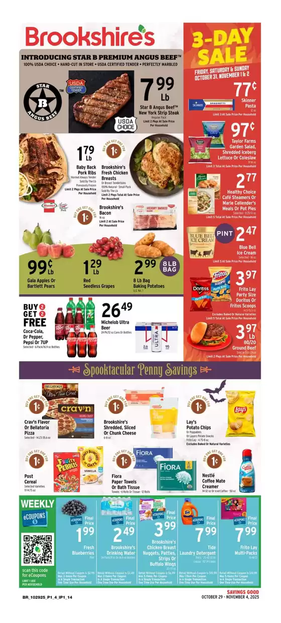 Brookshire's catalogue in Cheektowaga NY | Great discounts on selected products | 2025-10-29T00:00:00.000Z - 2025-11-04T00:00:00.000Z