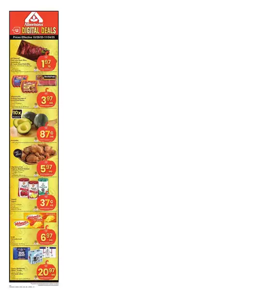 Albertsons catalogue in Galt CA | Top offers for all bargain hunters | 2025-10-29T00:00:00.000Z - 2025-11-04T00:00:00.000Z