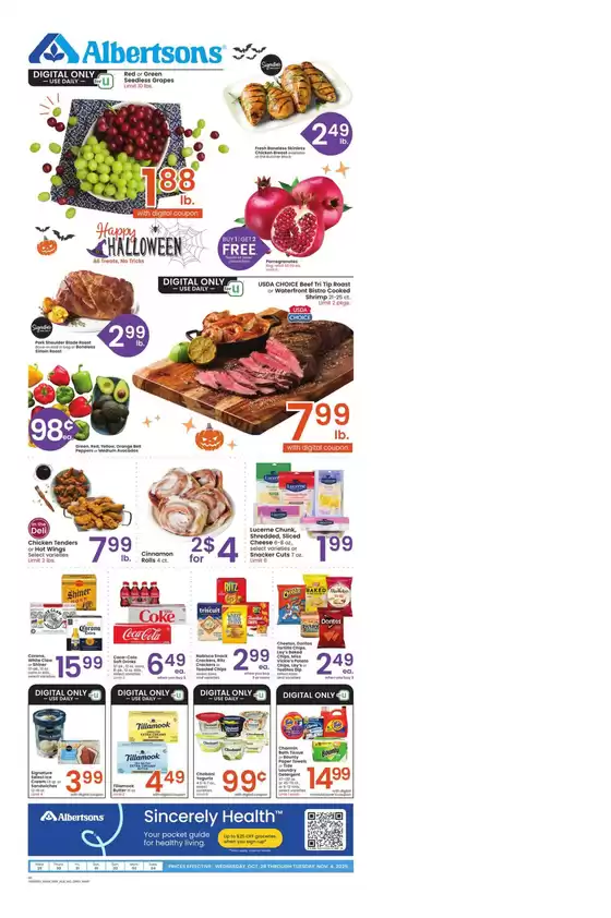 Albertsons catalogue in Cheektowaga NY | Our best deals for you | 2025-10-29T00:00:00.000Z - 2025-11-04T00:00:00.000Z