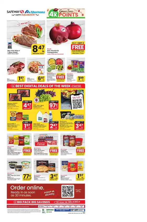 Albertsons catalogue in Galt CA | Attractive special offers for everyone | 2025-10-29T00:00:00.000Z - 2025-11-04T00:00:00.000Z