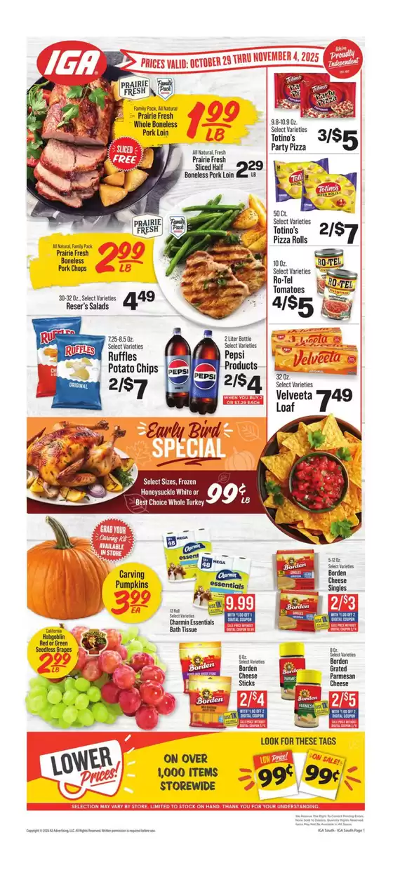 IGA catalogue in Endwell NY | Exclusive deals and bargains | 2025-10-29T00:00:00.000Z - 2025-11-04T00:00:00.000Z