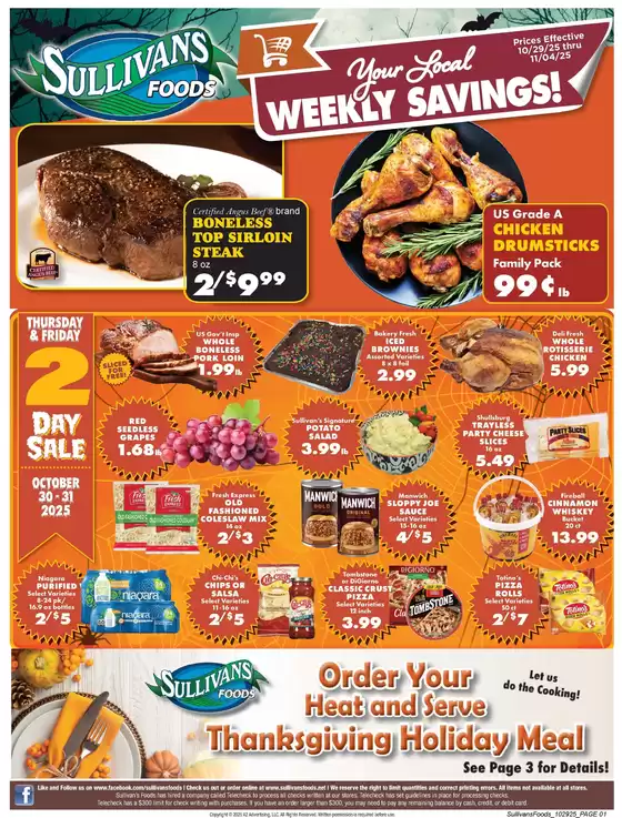 Sullivan's Foods  catalogue in Houston TX | Our best deals for you | 2025-10-29T00:00:00.000Z - 2025-11-04T00:00:00.000Z