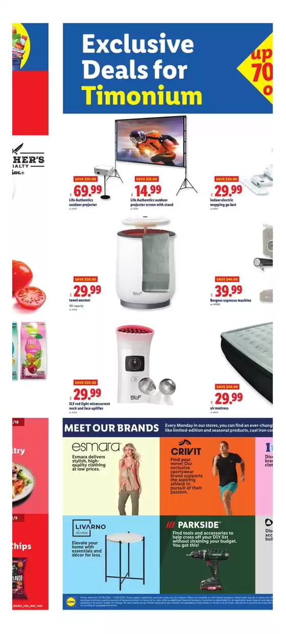 Current deals and offers