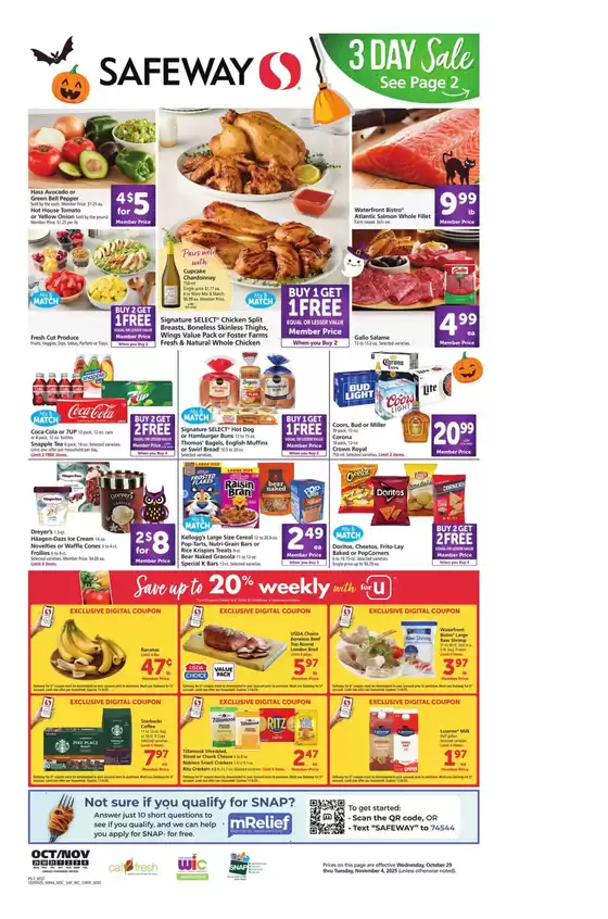 Safeway catalogue in Van Nuys CA | Great offer for all customers | 2025-10-29T00:00:00.000Z - 2025-11-04T00:00:00.000Z