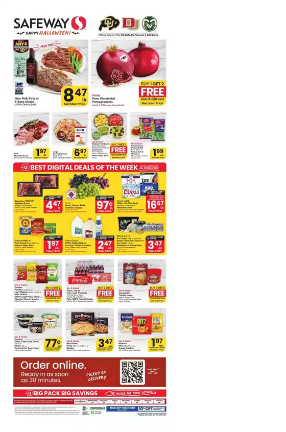 Safeway catalogue in Van Nuys CA | Current deals and offers | 2025-10-29T00:00:00.000Z - 2025-11-04T00:00:00.000Z