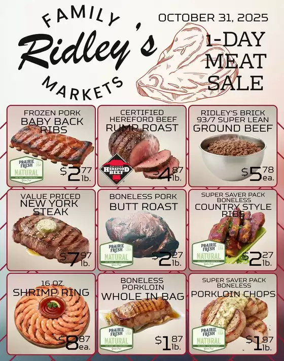 Ridley's Family Markets weekly ad