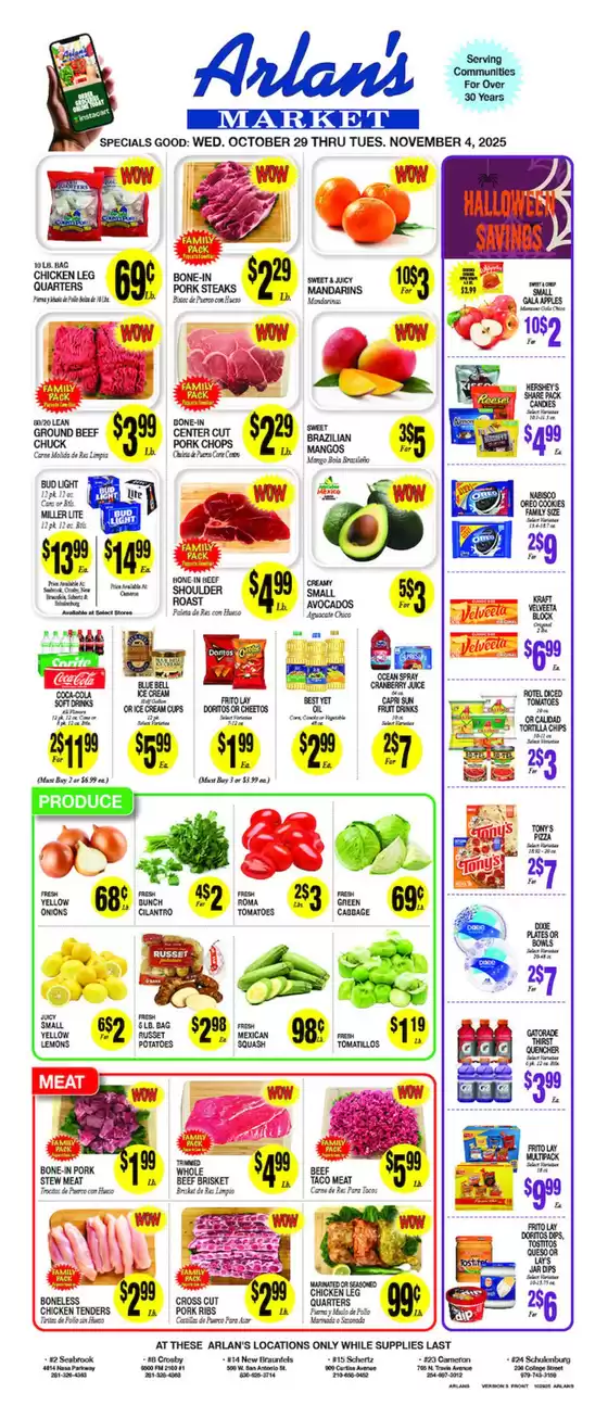 Arlan's Market catalogue in Austin TX | Arlan's Market weekly ad | 2025-10-29T00:00:00.000Z - 2025-11-04T00:00:00.000Z
