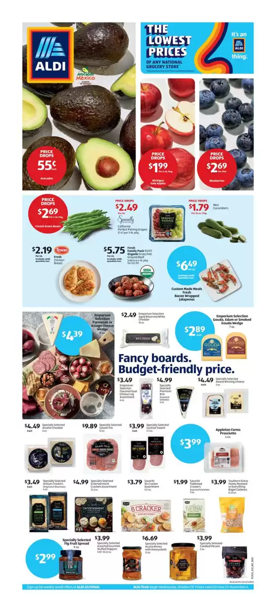 Aldi catalogue in Cut Off LA | Weekly Ad | 2025-10-29T00:00:00.000Z - 2025-11-04T00:00:00.000Z