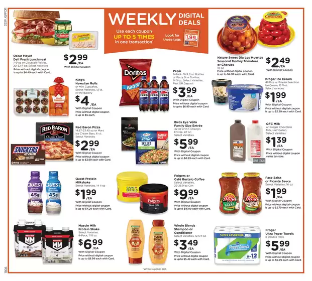 Current deals and offers