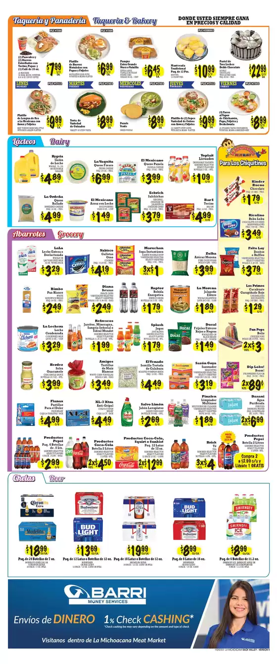 Current special promotions