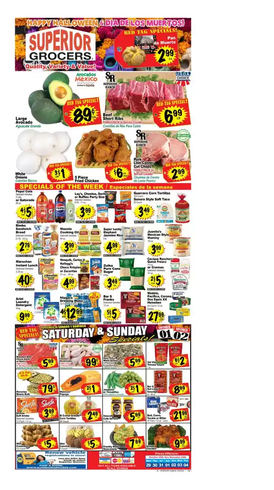 Superior Grocers catalogue in Kokomo IN | Weekly Specials | 2025-10-29T00:00:00.000Z - 2025-11-04T00:00:00.000Z