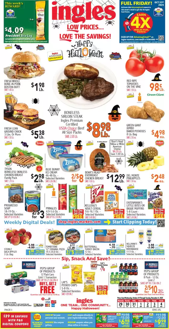 Ingles Markets catalogue in Kokomo IN | Our best offers for you | 2025-10-29T00:00:00.000Z - 2025-11-12T00:00:00.000Z