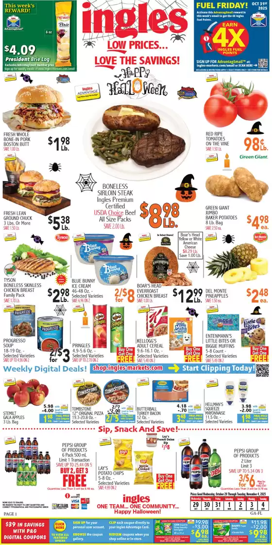 Ingles Markets catalogue in Kokomo IN | Save now with our deals | 2025-10-29T00:00:00.000Z - 2025-11-12T00:00:00.000Z