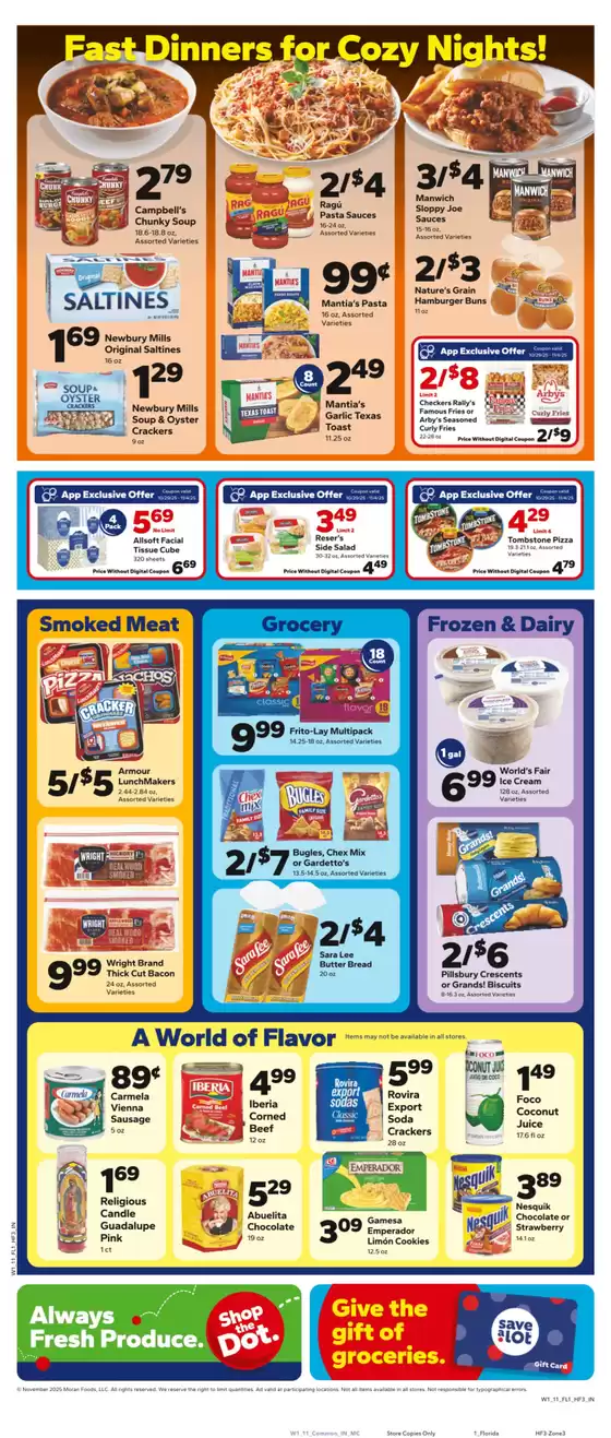 Current special promotions