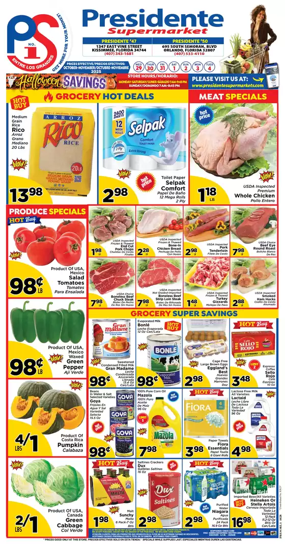 Presidente catalogue in Omaha NE | Wide range of offers | 2025-10-30T00:00:00.000Z - 2025-11-13T00:00:00.000Z