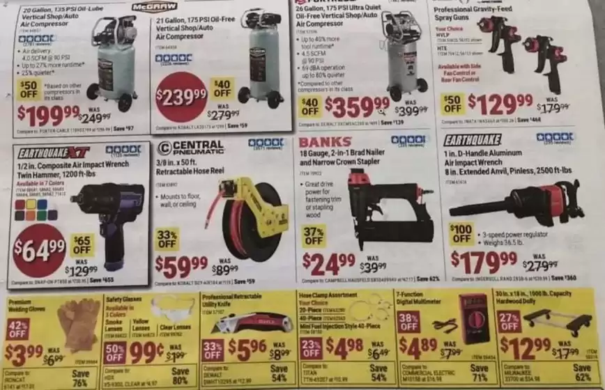 Harbor Freight Tools weekly ad