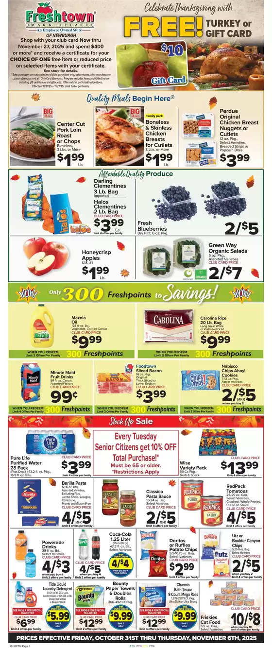 Foodtown supermarkets catalogue in Long Beach CA | Discover attractive offers | 2025-10-31T00:00:00.000Z - 2025-11-06T00:00:00.000Z