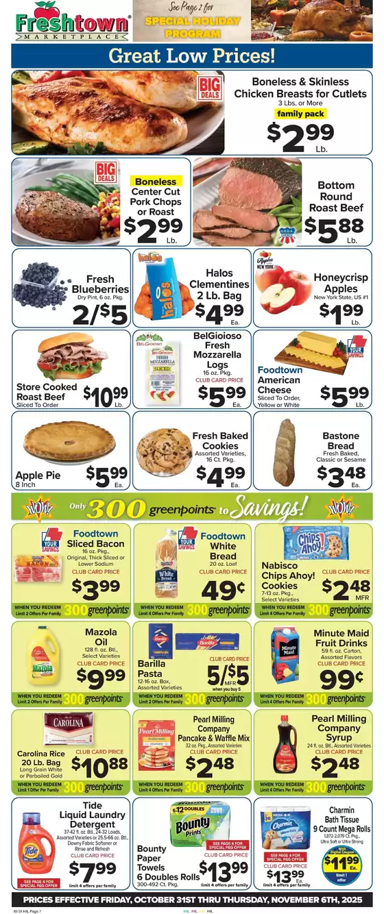 Foodtown supermarkets catalogue in Long Beach CA | Great discounts on selected products | 2025-10-31T00:00:00.000Z - 2025-11-06T00:00:00.000Z