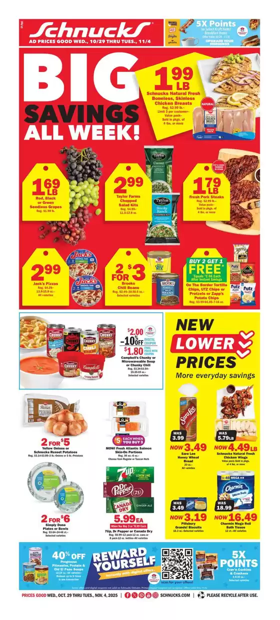 Schnucks catalogue in Long Beach CA | Weekly Print Ad | 2025-10-29T00:00:00.000Z - 2025-11-04T00:00:00.000Z