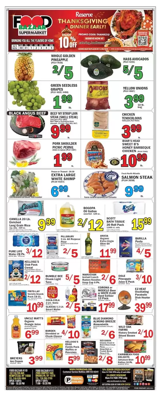 Food Bazaar catalogue in Dallas TX | Offers for bargain hunters | 2025-10-30T00:00:00.000Z - 2025-11-05T00:00:00.000Z