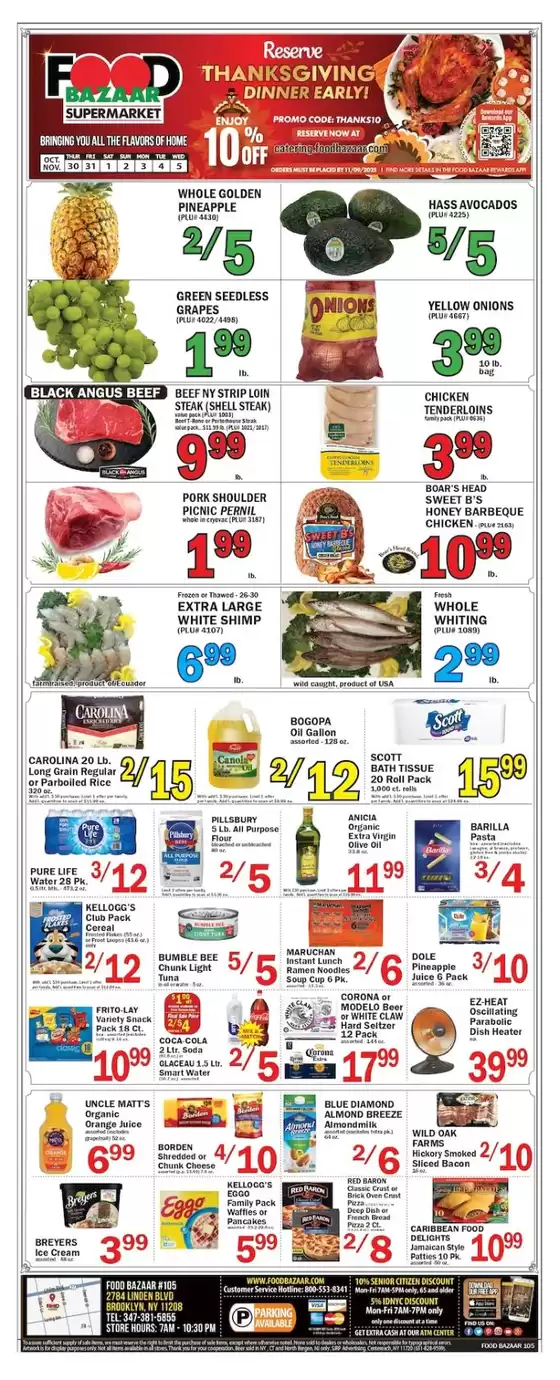 Food Bazaar catalogue in Dallas TX | Great offer for all customers | 2025-10-30T00:00:00.000Z - 2025-11-05T00:00:00.000Z