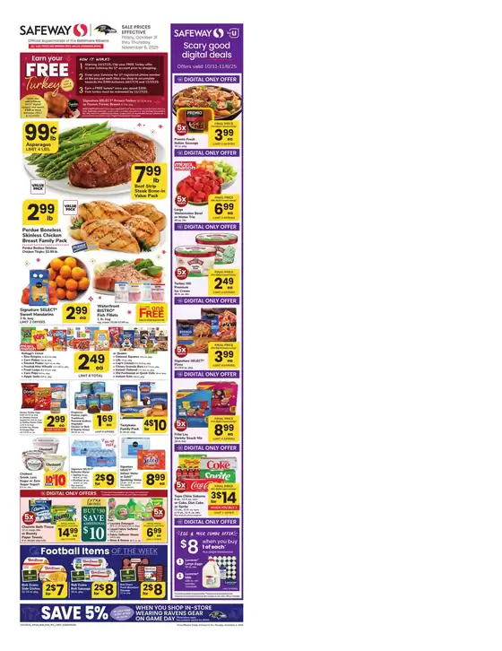 Safeway catalogue in Dallas TX | Exclusive deals and bargains | 2025-10-31T00:00:00.000Z - 2025-11-06T00:00:00.000Z