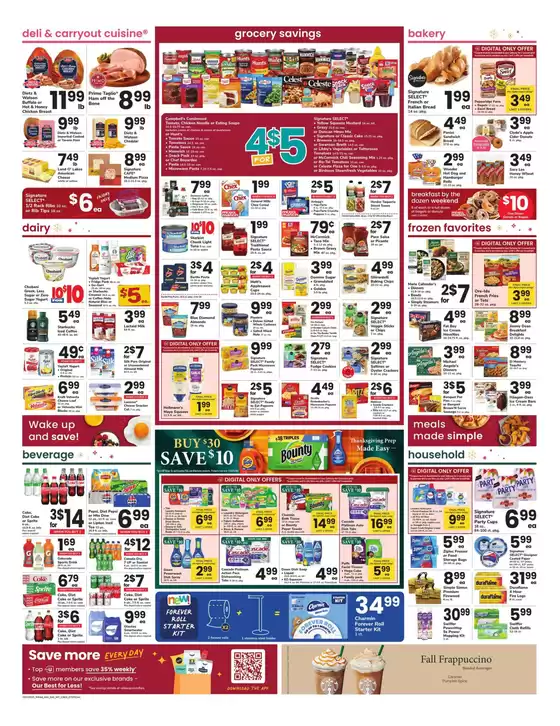 Exclusive deals and bargains